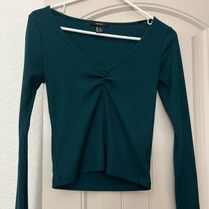 Forever 21 Top, Size: Small, Emerald Green